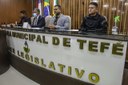 Câmara Municipal de Tefé recebe o Delegado de Polícia Civil.