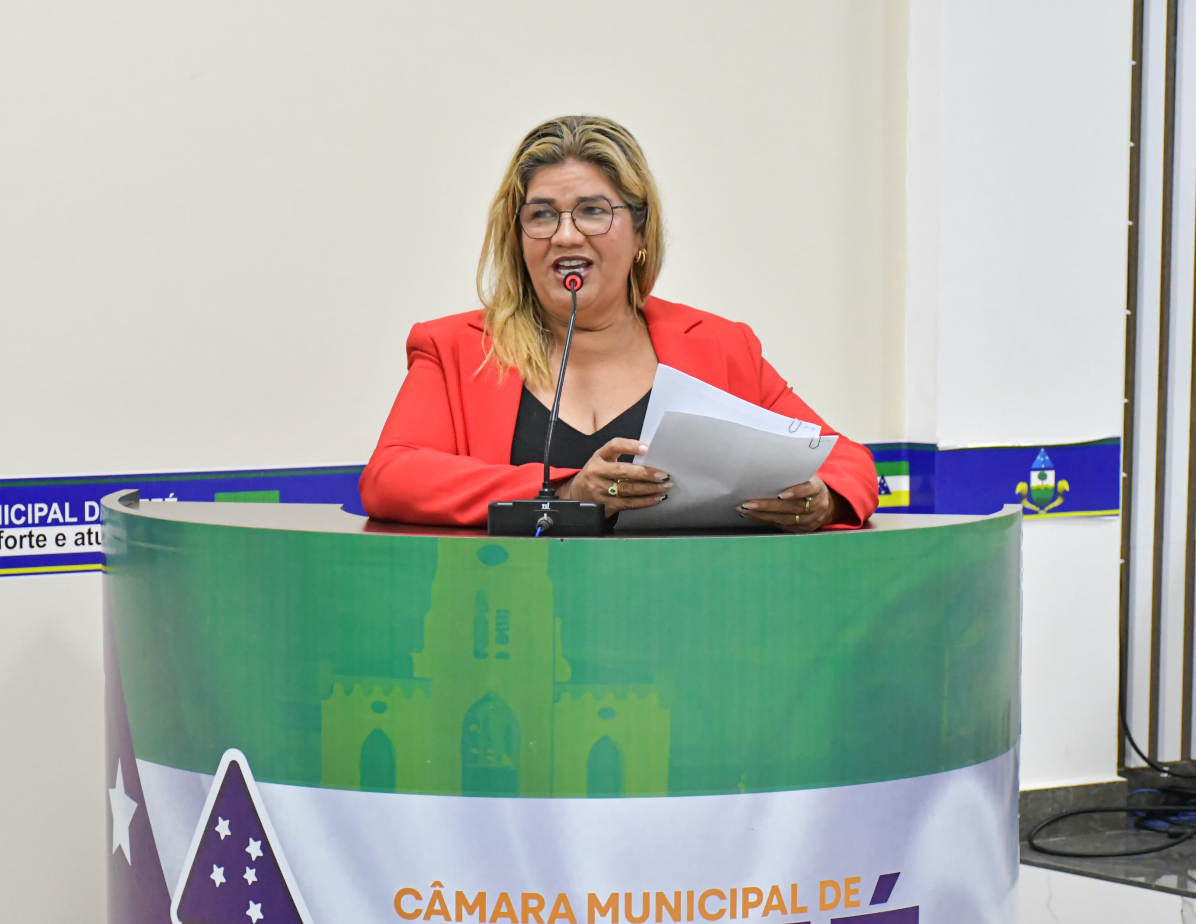 Feira Municipal no centro das atenções: vereadora Cláudia Marreira requer melhorias estruturais no espaço público.